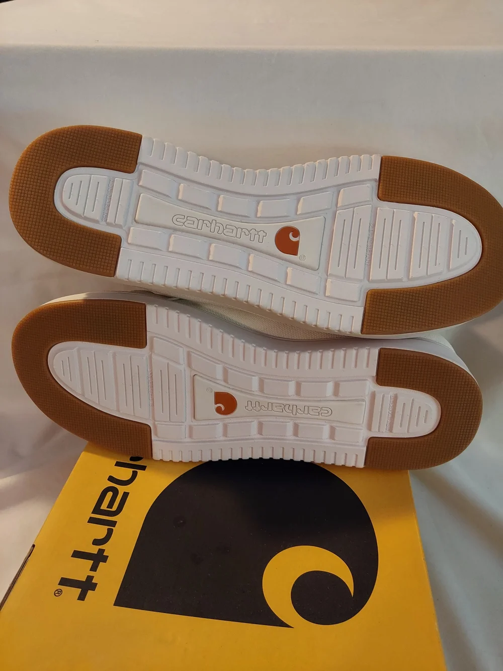 Carhartt Men’s Detroit Canvas Safety Toe Shoes Sneakers White New 10M - Picture 8 of 11